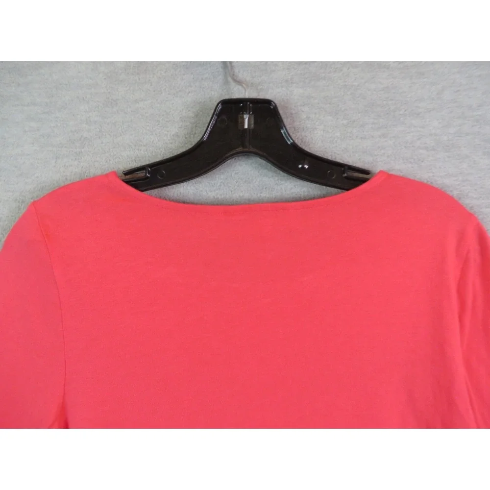 Boden Womens Shirt 8 Pink Knit Pullover Peasant Bellsleeve Boho Crochet Festival